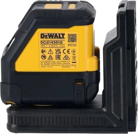 Nivel lazer DeWALT DCLE14201GB-XJ, 30 m, IP65, me bateri, Verdhë