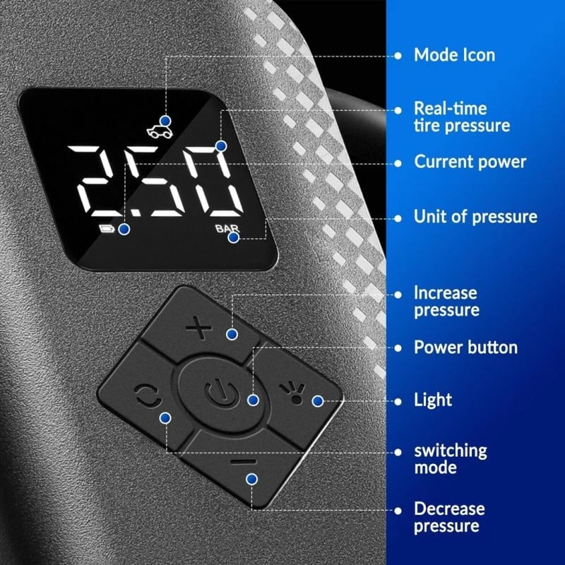 Pompë elektrike Rockbros për biçikletë