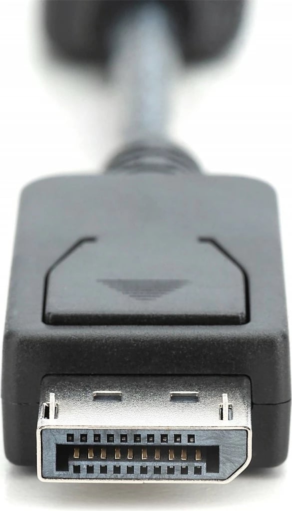 Adapter kabllo Digitus AK-340400-001-S, DisplayPort mashkull në HDMI femër, 0.15m, e zezë