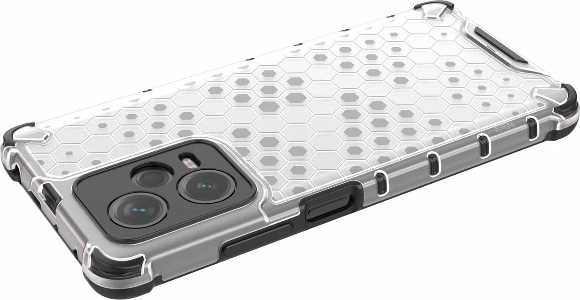Mbështjellës Hurtel Honeycomb për Xiaomi Redmi Note 12 Pro+, kaltër