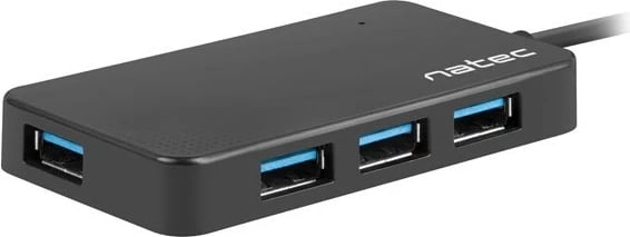 USB hub Natec Silkworm NHU-1343, 4 porta USB 3.0, USB-C, zi