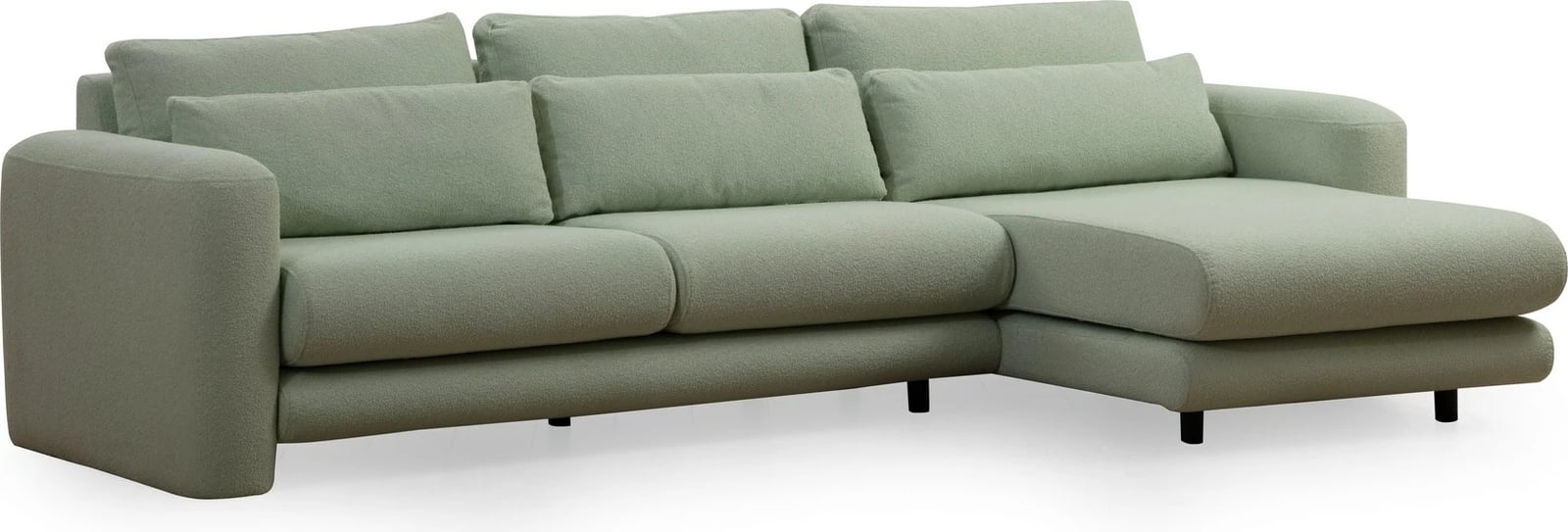 Këndare Atelier del Sofa, këndore e djathtë, ngjyrë e gjelbër