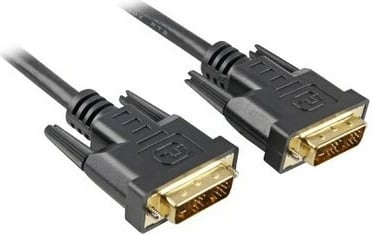 Kabllo DVI-D në DVI-D Sharkoon 5m e zezë