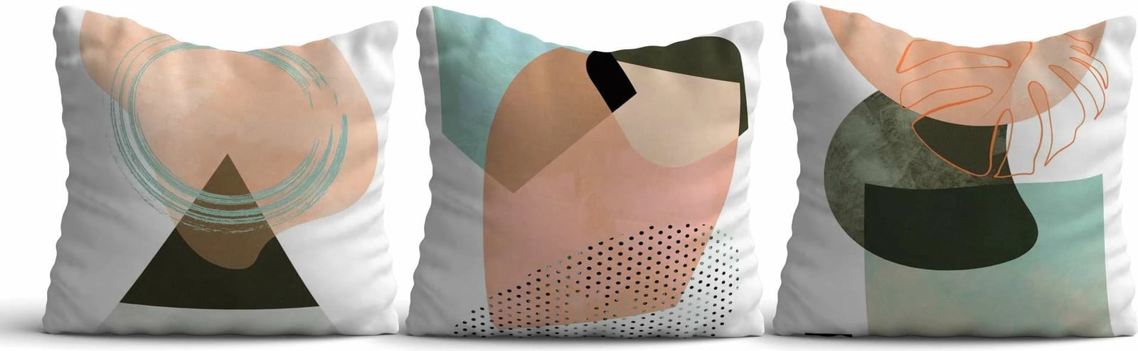 Set mbulesash jastëkësh, dizajn Aberto, Asr_plw25 - 19, 3 copë