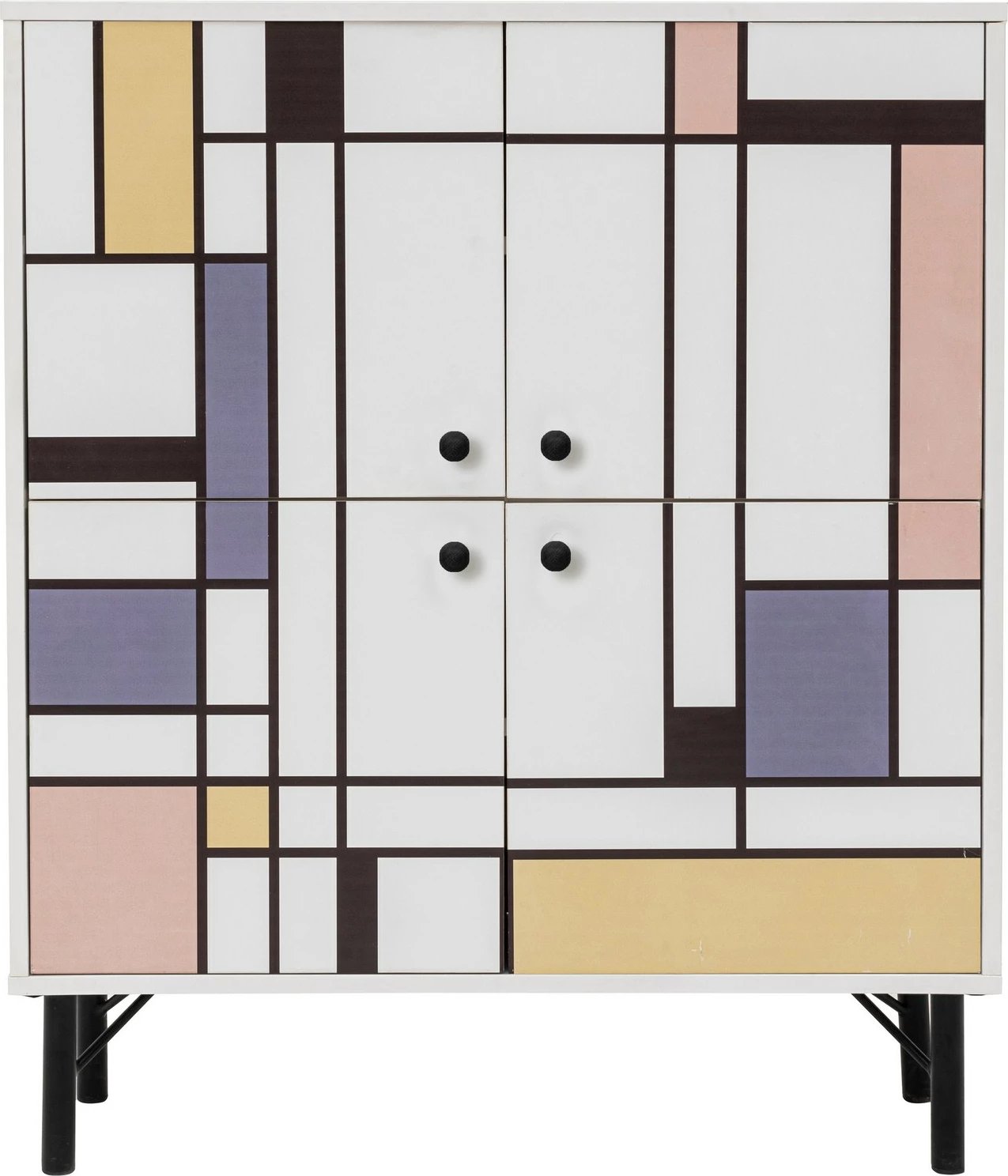 Dollap multifunksional Hanah Home, Multilüx Midia, ngjyra të përziera