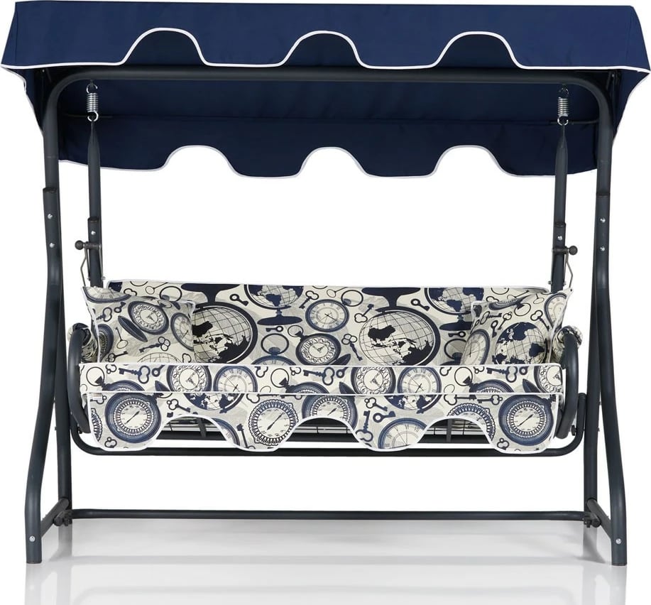 Karrige lëkundëse treshe për kopsht, Olea 6, shumëngjyrëshe