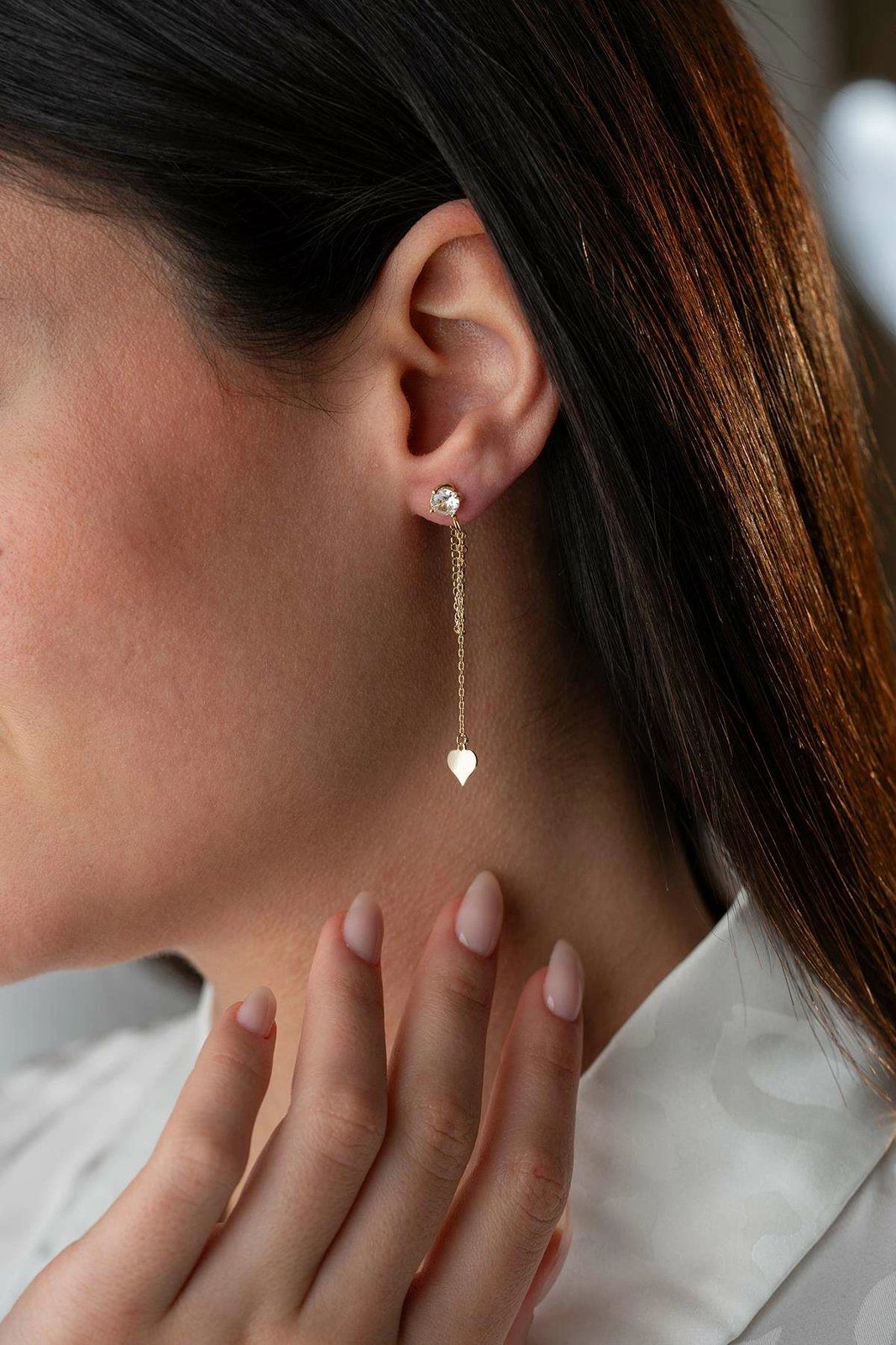 Vathë të gjatë prej argjendi, ngjyrë ari, Jumeon, NRZ1000253