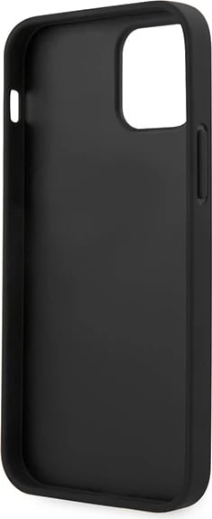 Mbështjellës Guess GUHCP12LVSATMLRE për iPhone 12 Pro Max 6.7", i fortë, lëkurë saffiano, Kuq