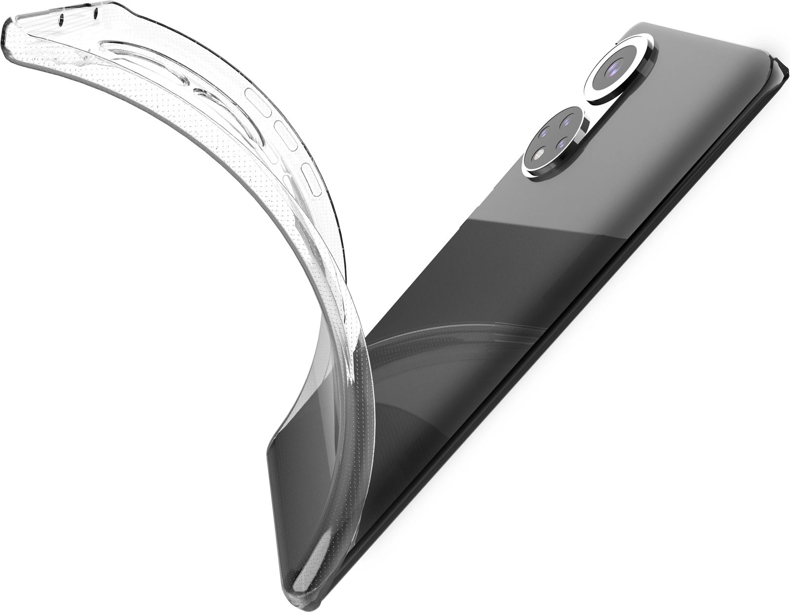 Mbështjellës Hurtel Ultra Clear 0.5mm për Honor 50 Pro, Transparent