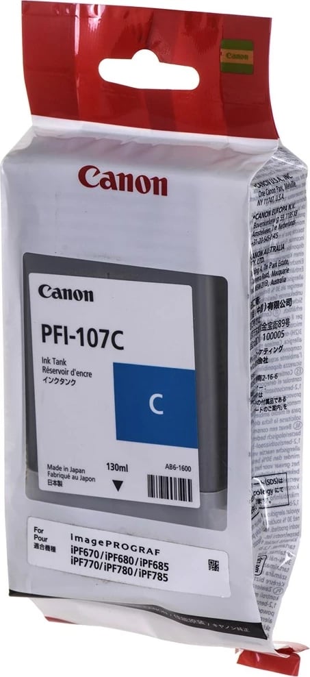 Rezervuar boje Canon PFI-107C, Cyan, 130ml
