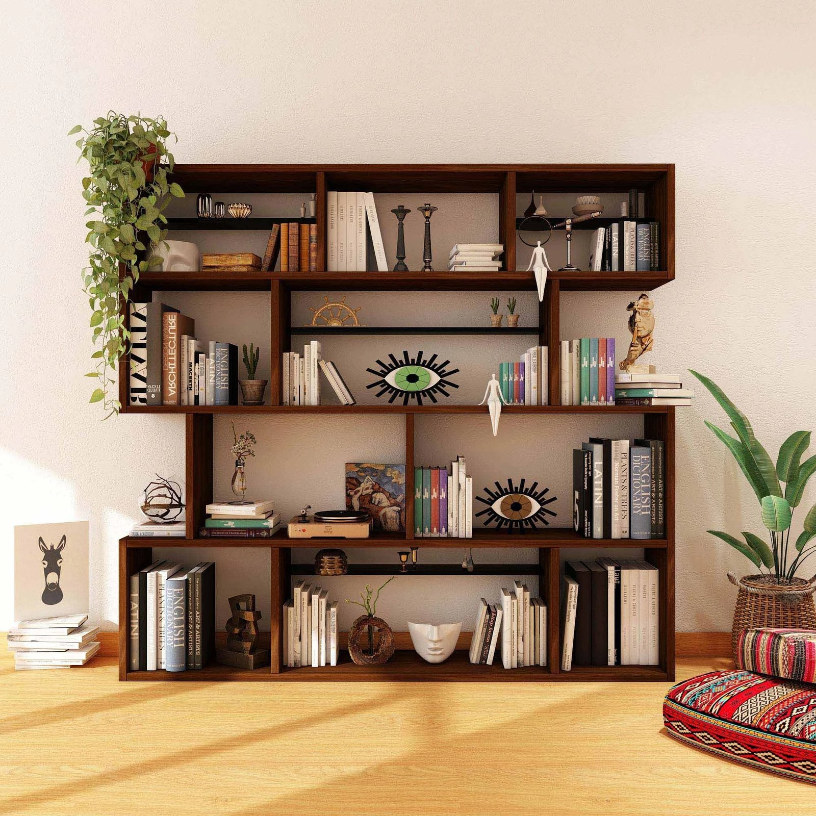 Raft librash Skye Decor, ngjyrë arre, CPT6007-200