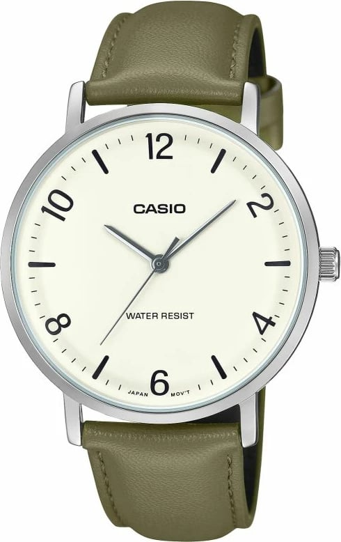 Orë dore për meshkuj CASIO, olive