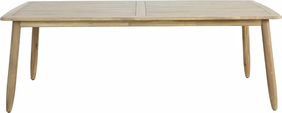 Tavolinë Corda, dru akacie, natyrale, 220x100x75cm