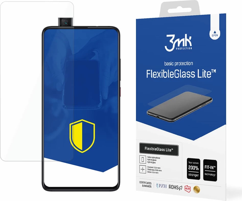 Xham hibrid mbrojtës 3mk FlexibleGlass Lite për Xiaomi Mi 9T Pro