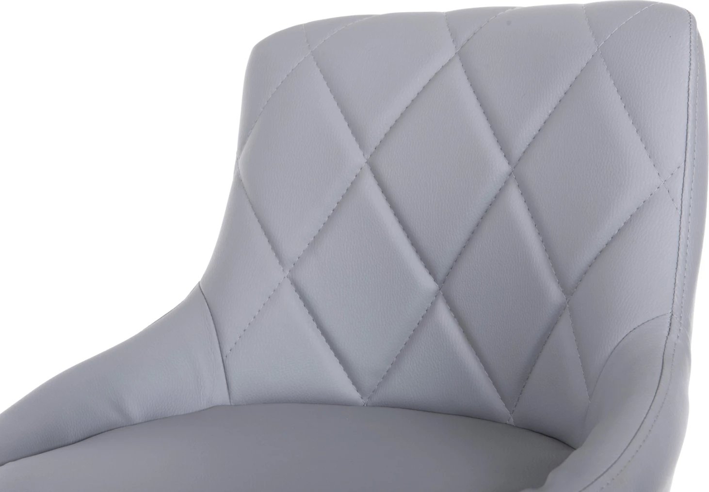 Karrige për bar ROSE, FH204.10, gri PU, pezullim Φ44x85-107Hcm