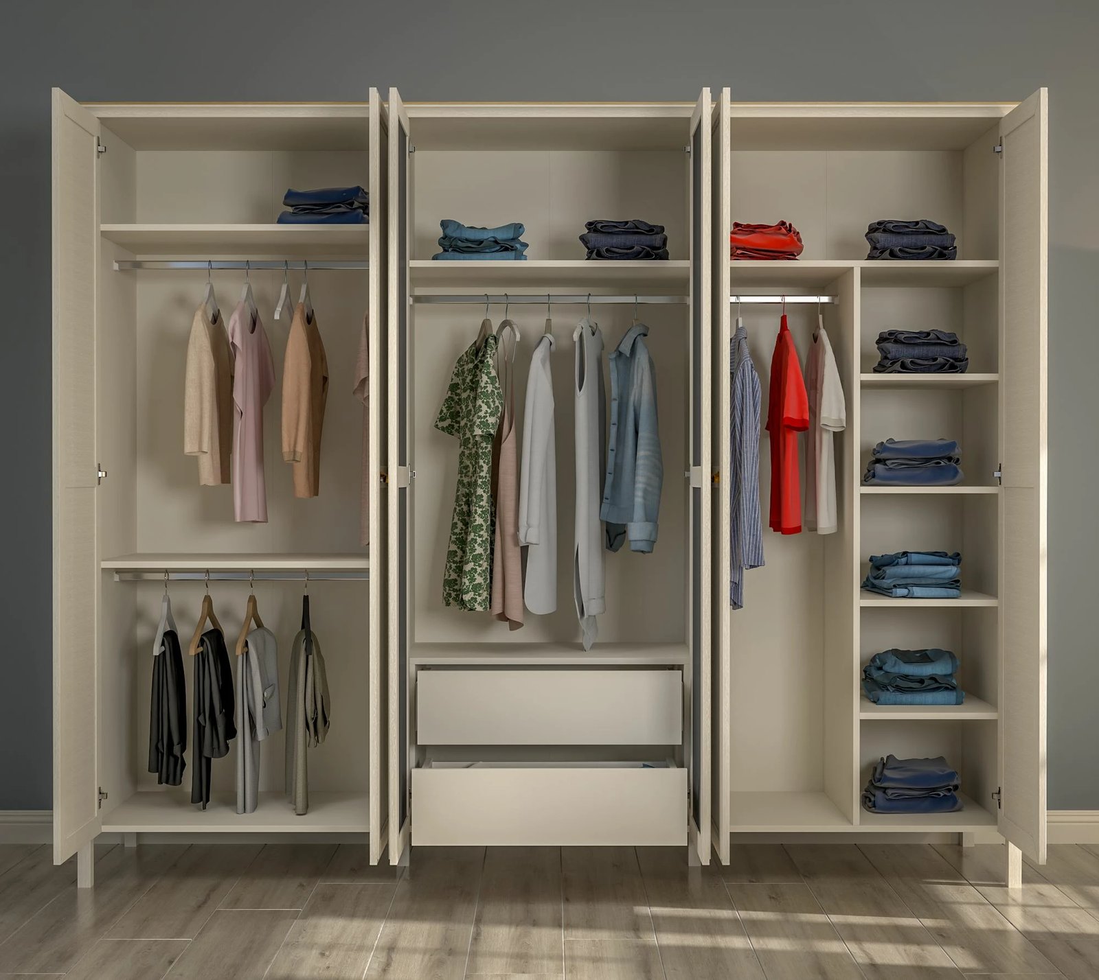 Dollap krem Skye Decor, FRN-21006