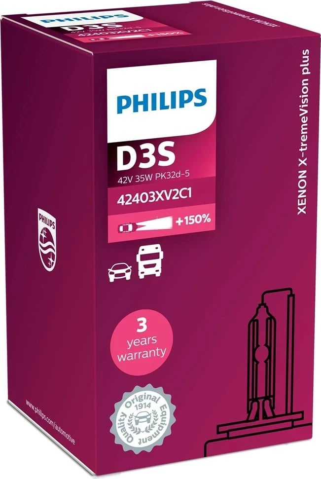 Llambë Xenon Philips D3S Xtreme Vision
