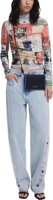 Çantë Desigual femra, e zezë