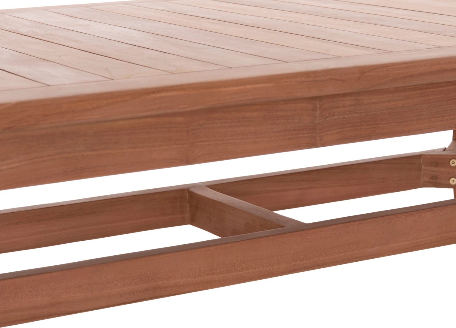 Tavolinë ngrënie për jashtë, dru teak natyral, WONDER FH18116, 180x91x75cm