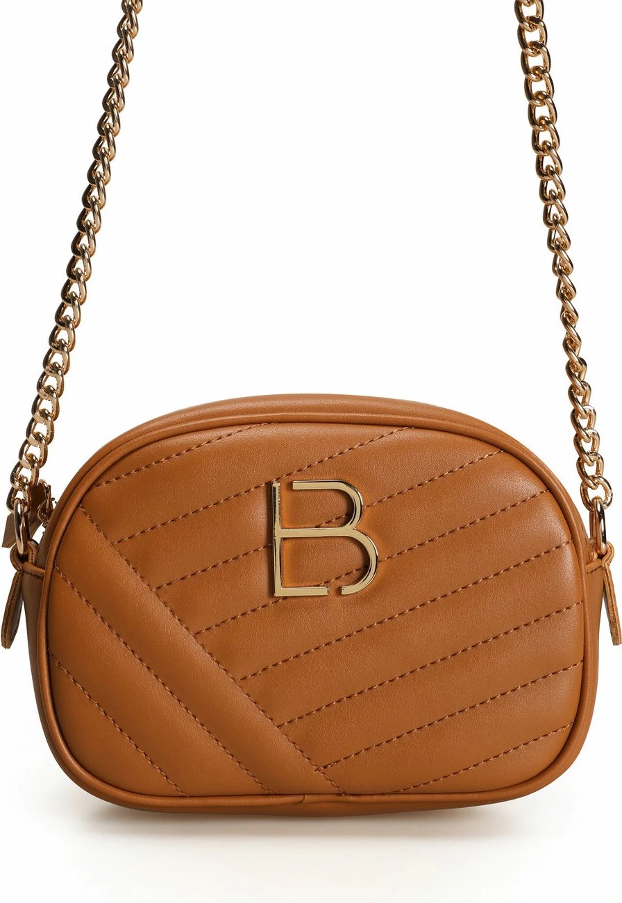 Çantë crossbody Lucky Bees, ngjyrë camel, 1298