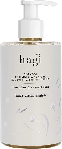 Xhel për higjienë intime Hagi Len i Bawełna për femra 300ml Xhel për higjienë intime Hagi Len i Bawełna për femra 300ml