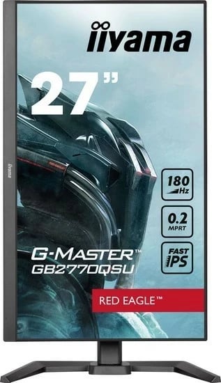Monitor iiyama G-Master GB2770QSU-B6, 27'', Fast IPS, 180Hz, i zi