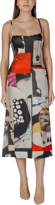 Fustan Desigual femra, i kuq