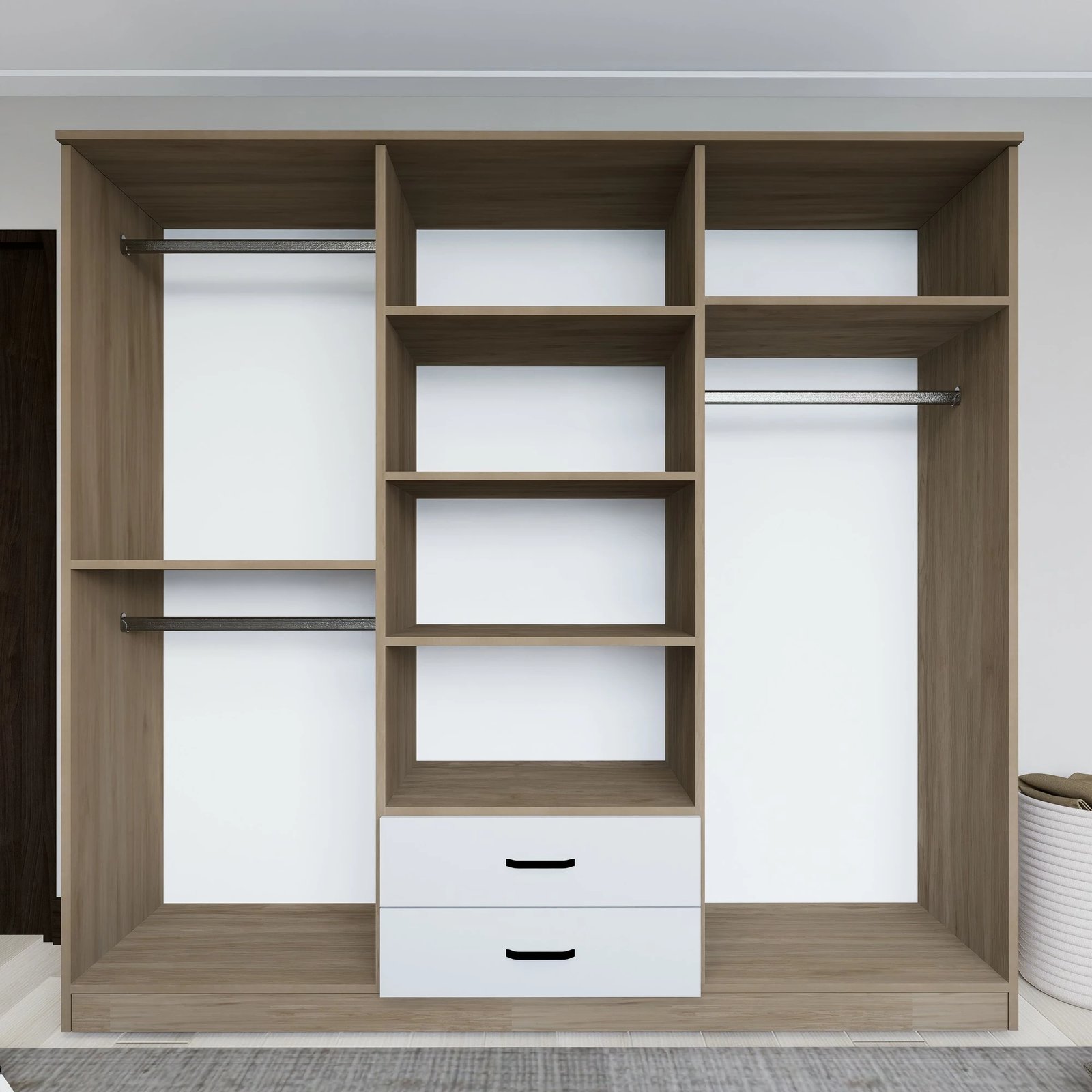 Dollap Skye Decor, ngjyrë arrë e çelët, Yaman 1600-64