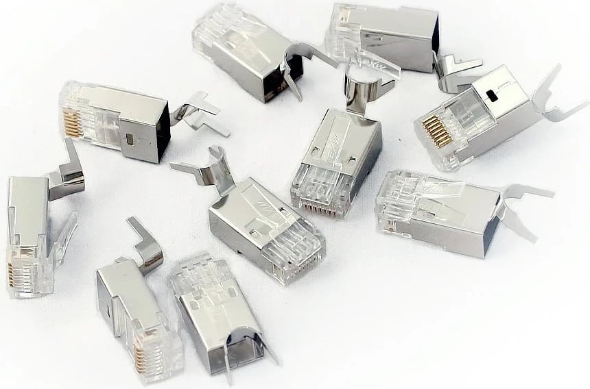 Konektor RJ45 GEMBIRD X-ML-6F-OD-IMP, 100 copë, Gri