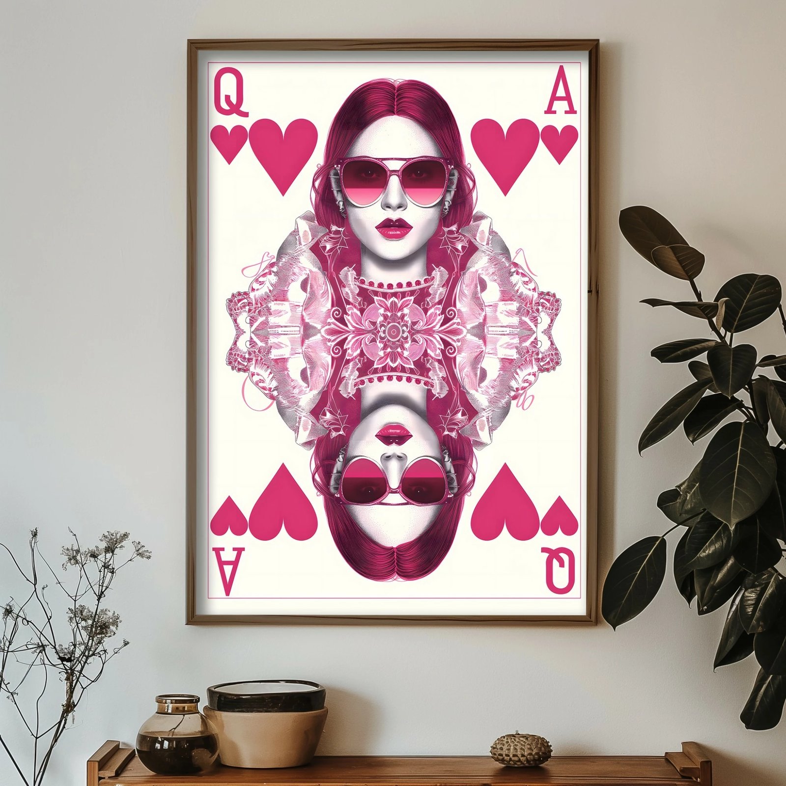 Pikturë dekorative me kornizë MDF, Wallity, GE115-L