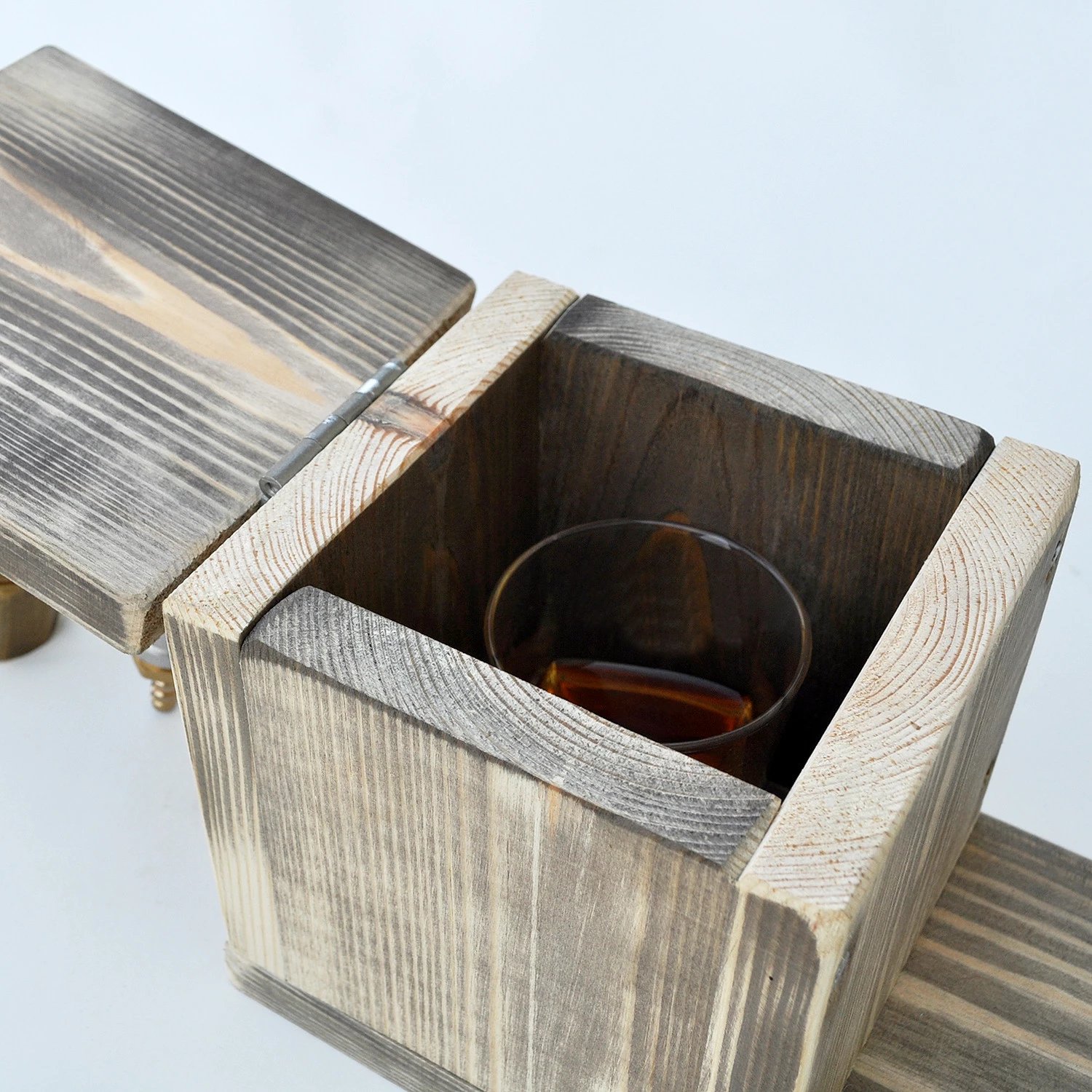 Dispenser pijesh Hanah Home, Dsp005, ngjyrë arre dhe ari