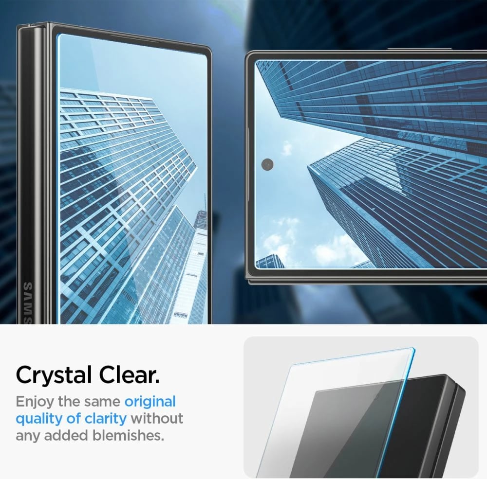 Xham i temperuar Spigen Glas.tR EZ Fit për Samsung Galaxy Z Fold 6, 2 copë