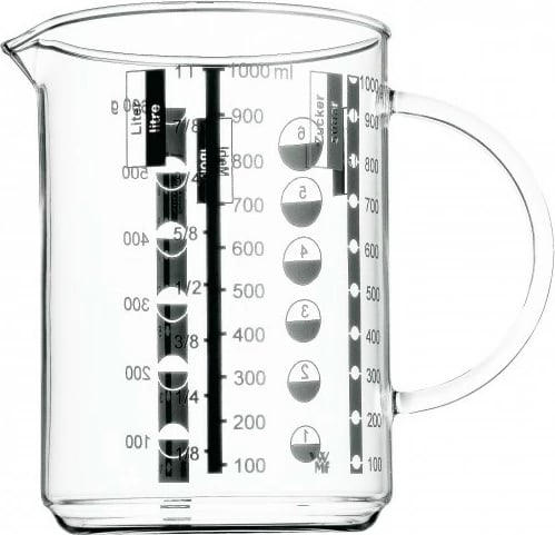 Gotë matëse WMF Gourmet Messbecher 1L xham Gotë matëse WMF Gourmet Messbecher 1L xham