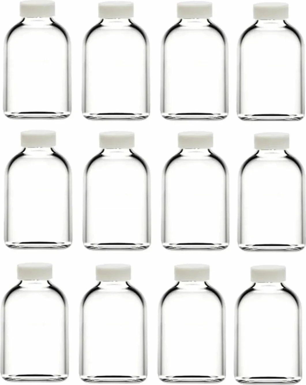 Set shishe qelqi (12 copë), Hermia Concept, kapak i bardhë, Tu-12Beyazkapaklı Set shishe qelqi (12 copë), Hermia Concept, kapak i bardhë, Tu-12Beyazkapaklı