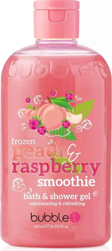  Xhel për dush Bubble Tea Peach & Rasberry, 500 ml