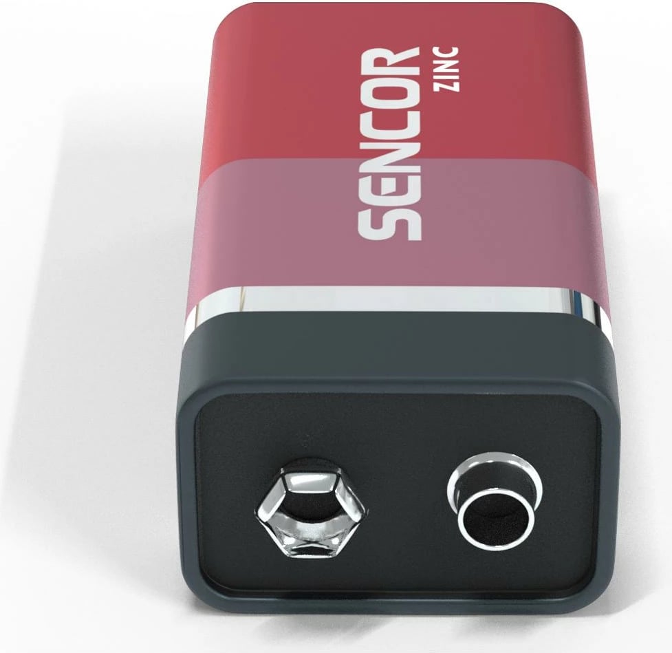 Bateri Sencor SBA 6F22 1BP 9V Zn, 1 copë Bateri Sencor SBA 6F22 1BP 9V Zn, 1 copë