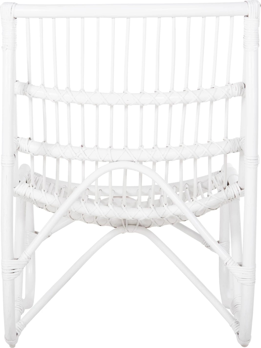 Karrige e jashtme GRINN FH9815.03, shkopinj ratan, ngjyrë e bardhë, 56.5x73.5x79.5H cm