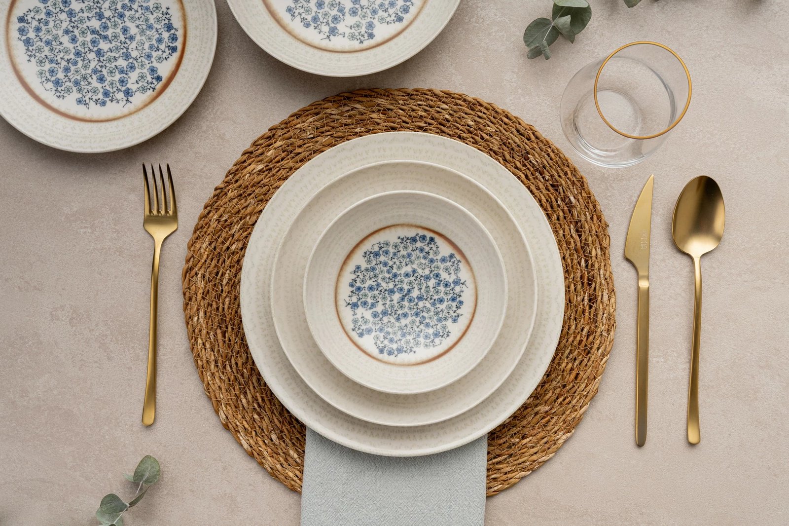 Set enësh për drekë (24 copë), Hermia, GBSATN24Y4R22153