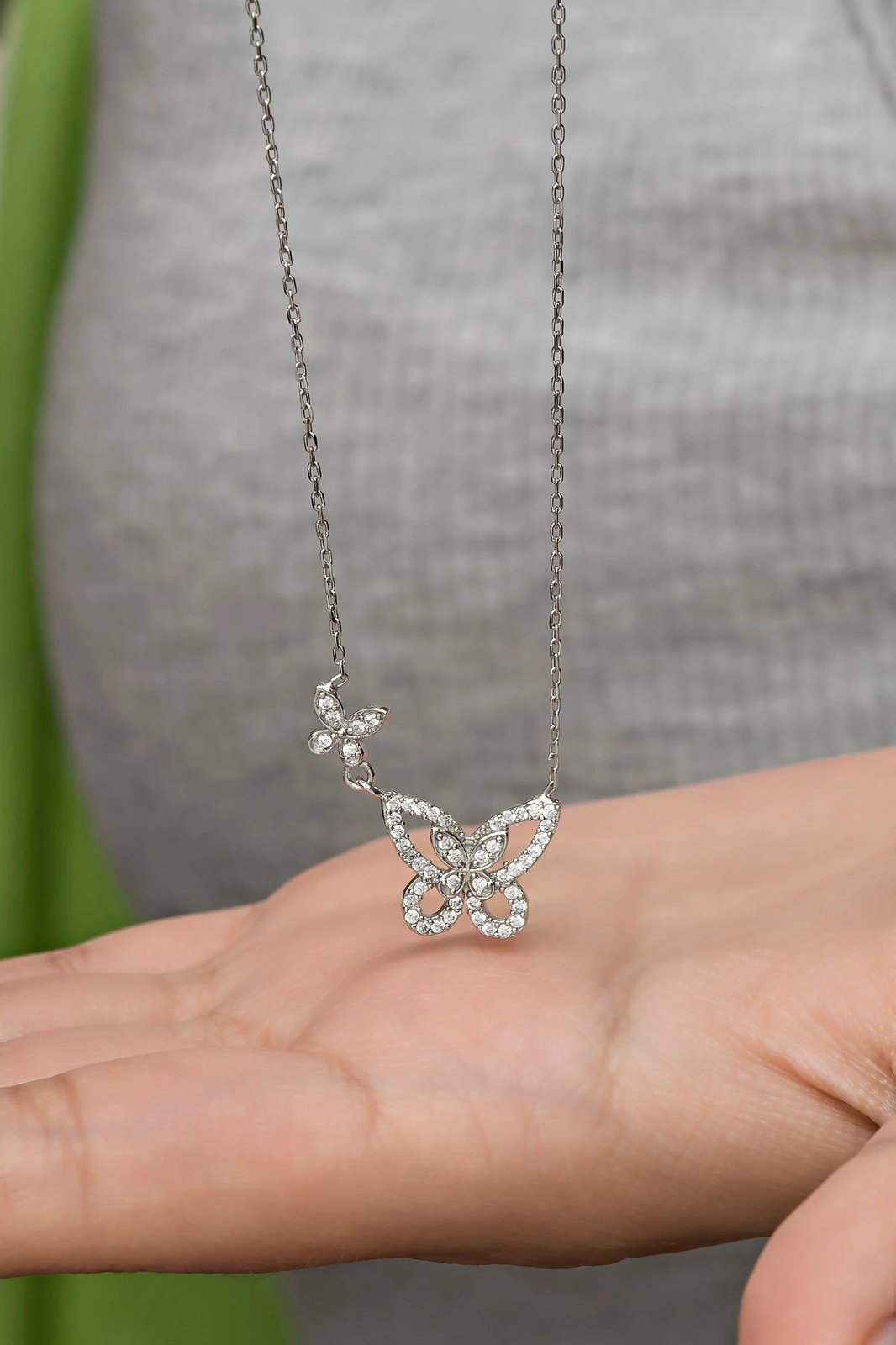 Varëse argjendi me flutur, ngjyrë argjendi, Jumeon, NRZ9986791