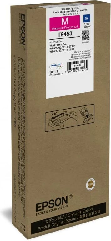 Patron boje, Epson, C13T945340 XL 40ml, magenta