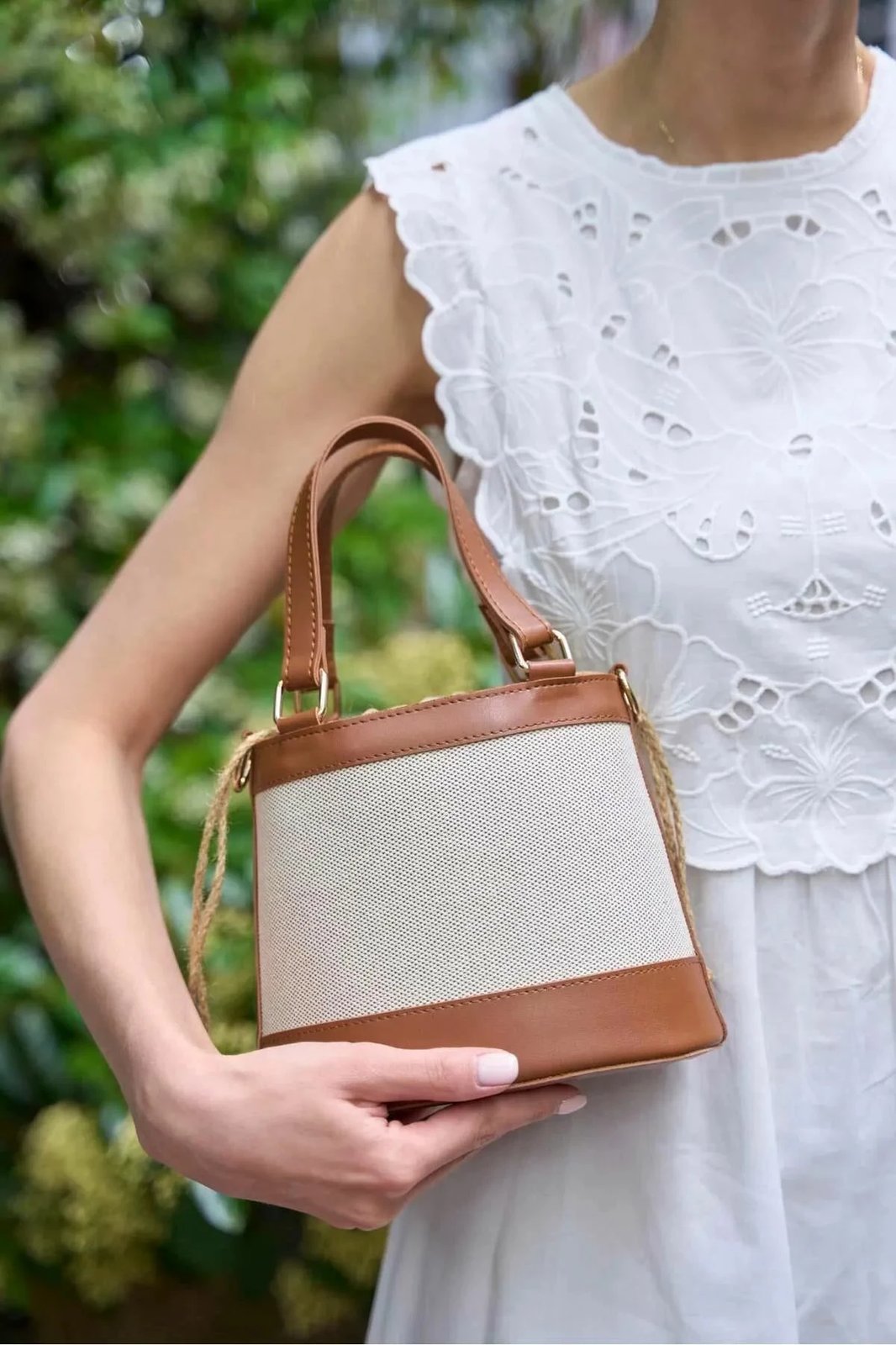 Çantë dore Zoozie Bags, MK1020225SV10-024, bezhë, kafe e hapur