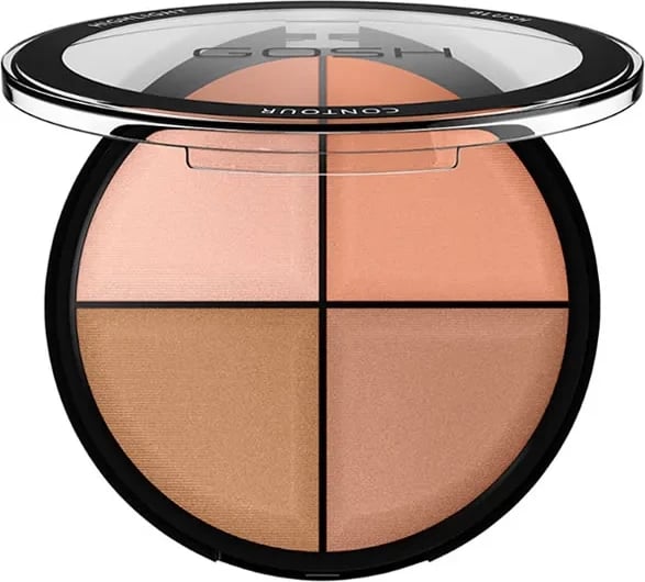 Paletë për konturim dhe strobim GOSH Contour'n Strobe Kit 001 Light 20g