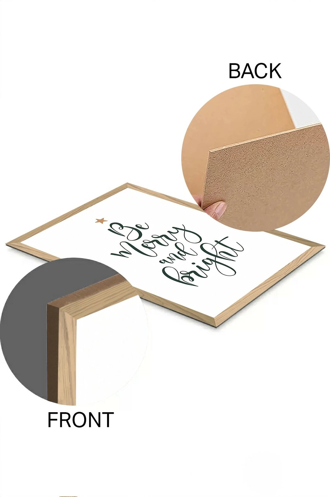 Pikturë dekorative Wallity, shumëngjyrëshe, MDF, pa kornizë, 33x48cm