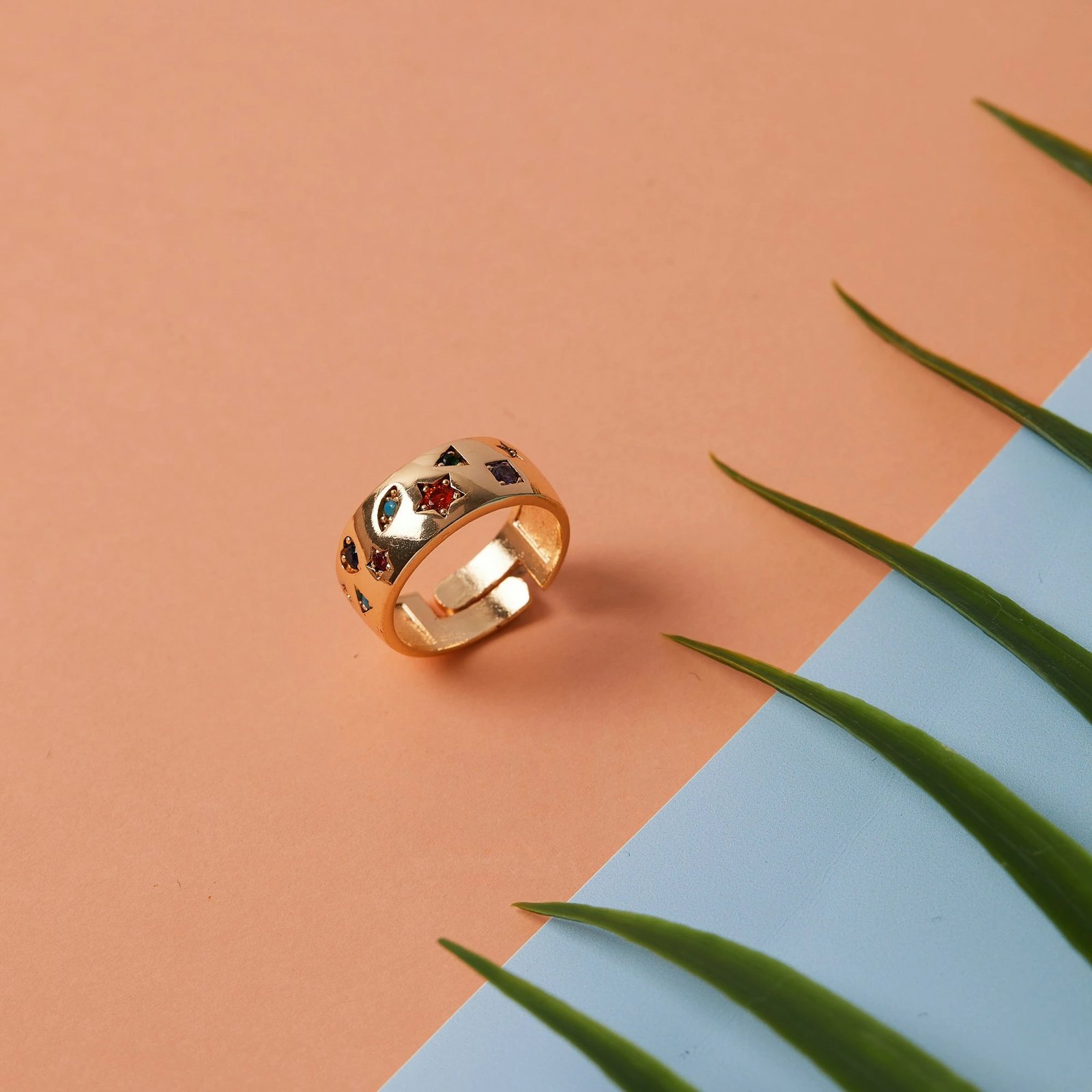 Unazë metalike Elika, ngjyrë ari, ELKYP38031