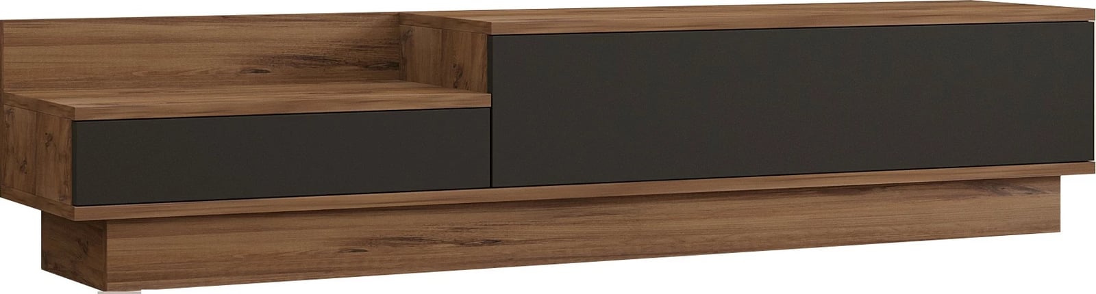 Komodë TV Hanah Home, Asır, ngjyrë pishë Atlantike dhe antracit