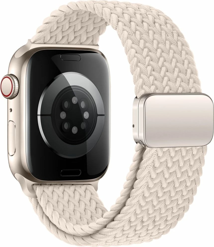 Rrip najloni për smartwatch Tech-Protect Nylonmag për Apple Watch 42/44/45/49 mm, Bezhë