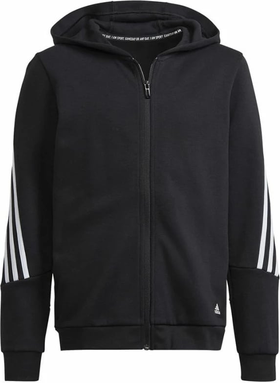 Duks me kapuç adidas për fëmijë, i zi