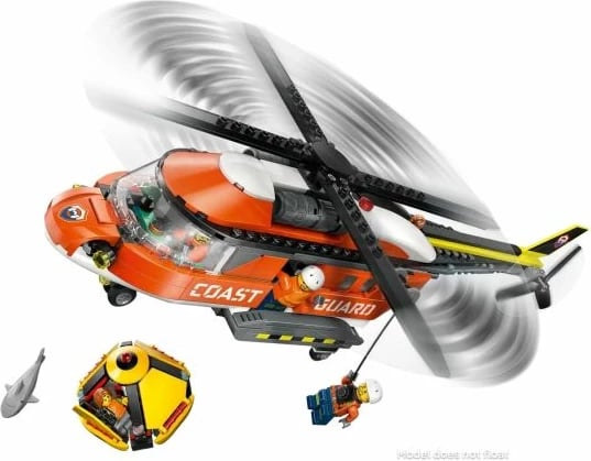 Lego set City për fëmijë, Coast Guard Helicopter