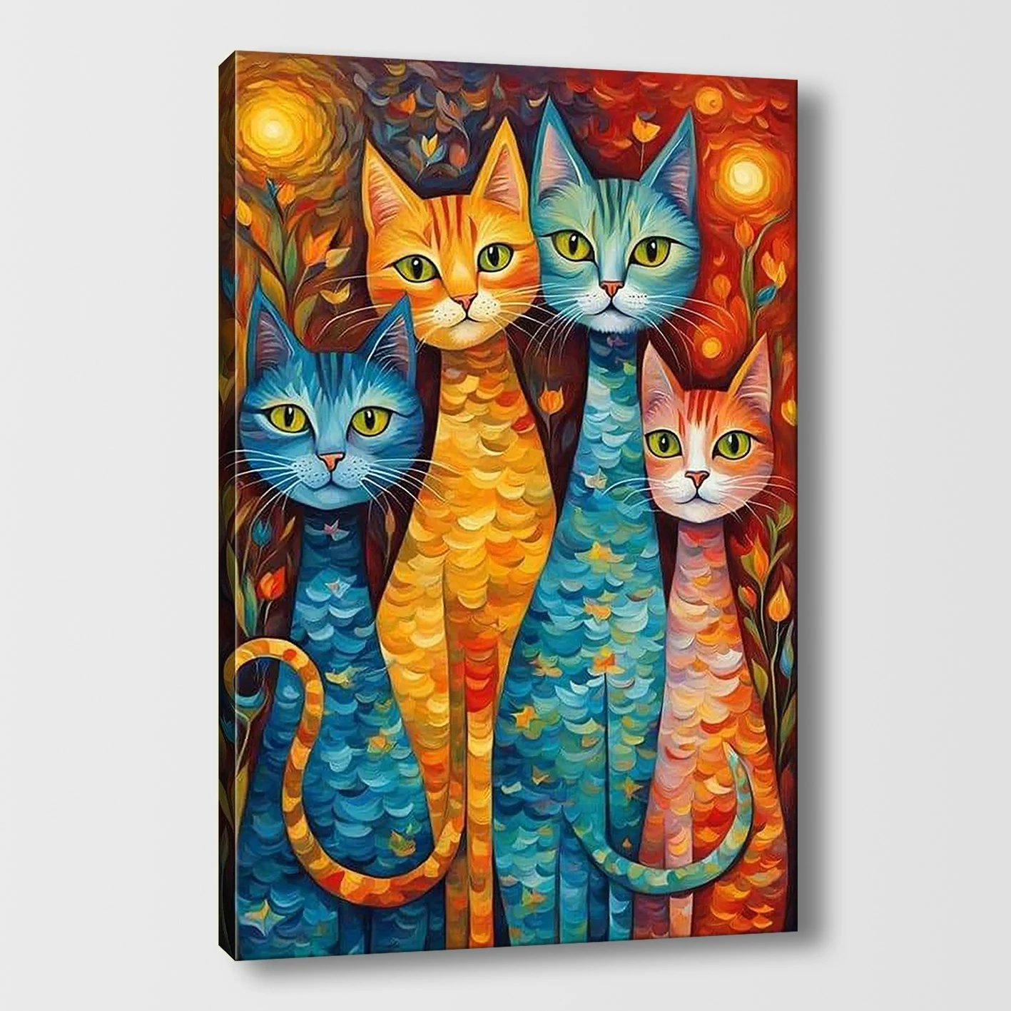 Pikturë dekorative në kanavacë, shumëngjyrëshe, KNV9988 - 50x70cm