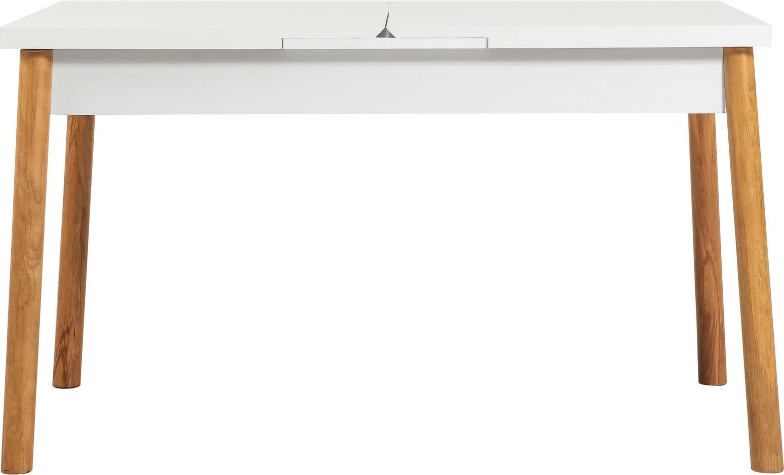 Tavolinë me karrige, set 6 pjesësh, Santiago, ngjyrë Atlantic-White Stone, e zgjatshme